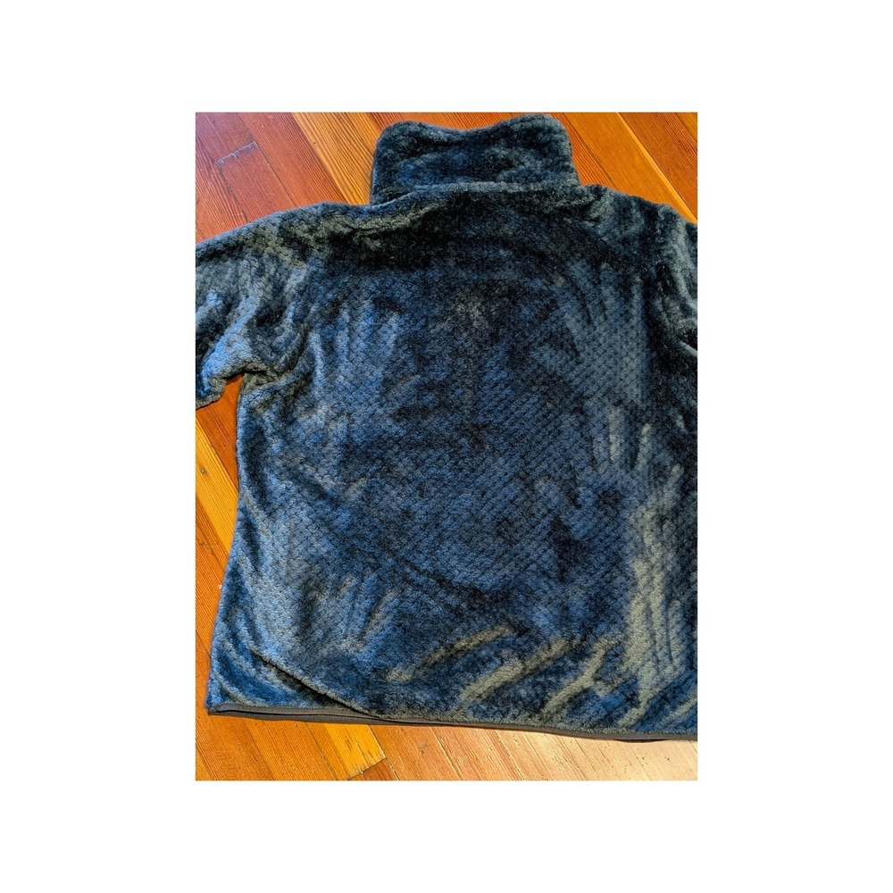 Columbia Womens Fire Side II Sherpa Fleece 1/4 Zip Pullover Nocturnal Blue Large - Picture 8 of 12